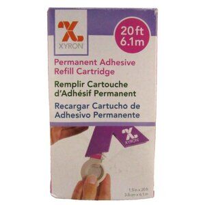 Xyron 150 Refill Cartridge 1.5 inch x 20 inch Permanent AT155-20 (6-Pack)